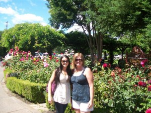 Sheila and I at V Sattui