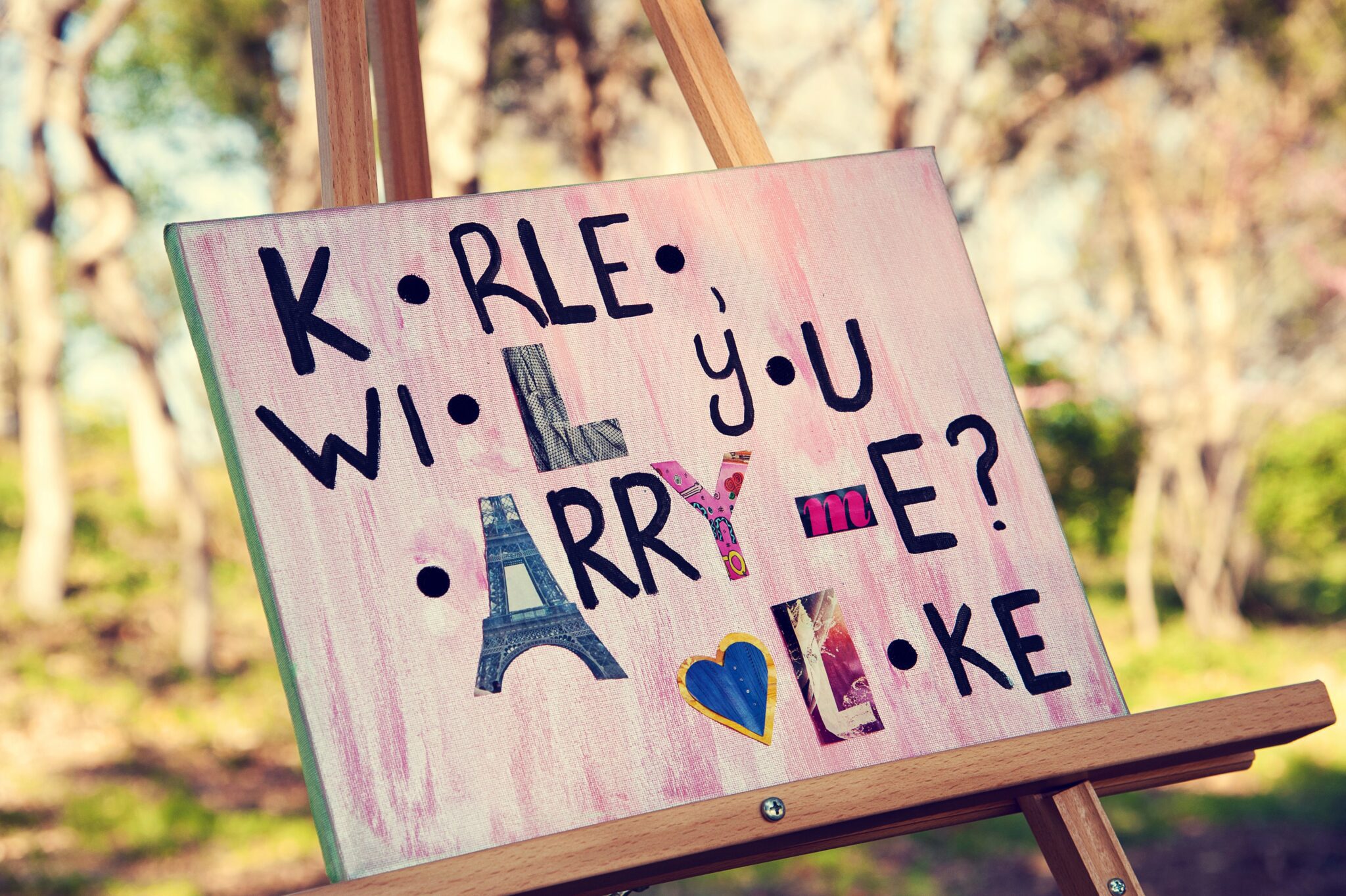 will you marry me sign