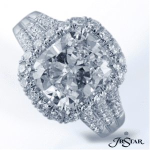 JB Star Cushion Cut Ring