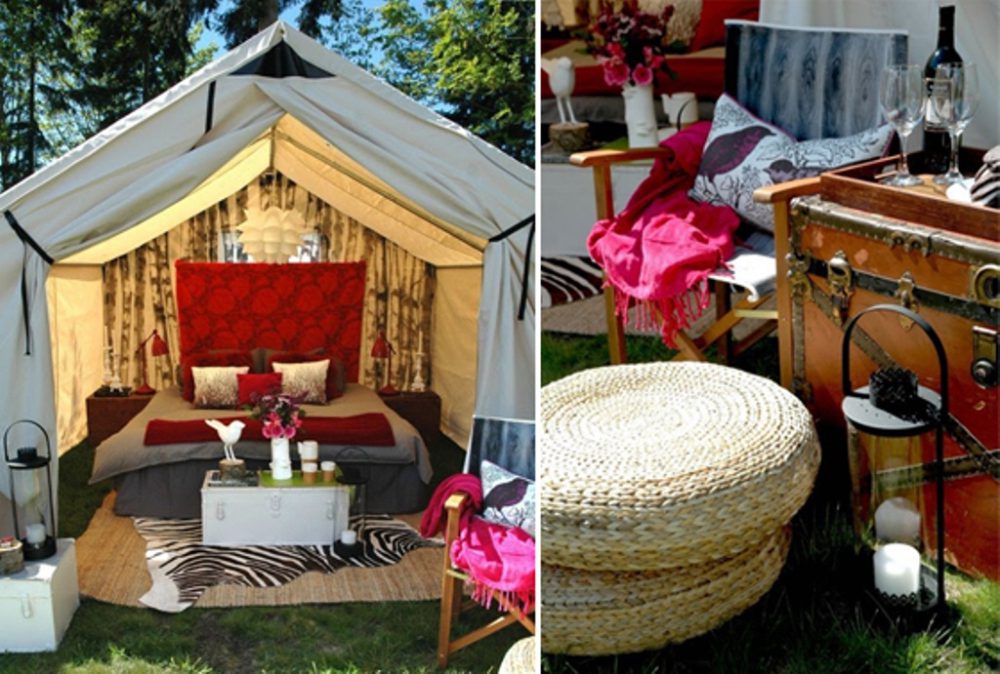 for backyard party graduation ideas Girls Yes  Glamping  Romantic The