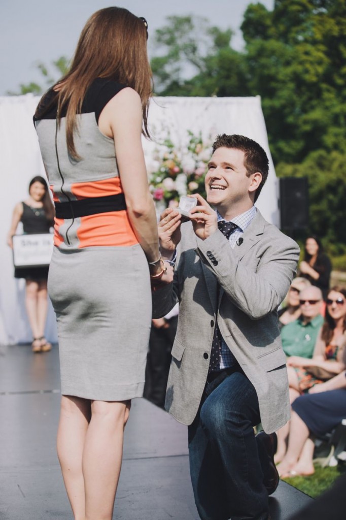 Fashion Show Marriage Proposal by The Yes Girls Events