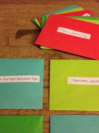 romantic homemade cards for military husband