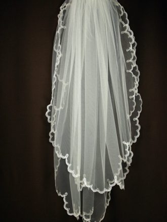 "something old" bridal veil