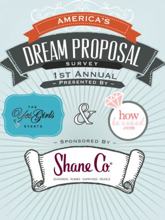 the yes girls, howheasked, shane co, proposal survey