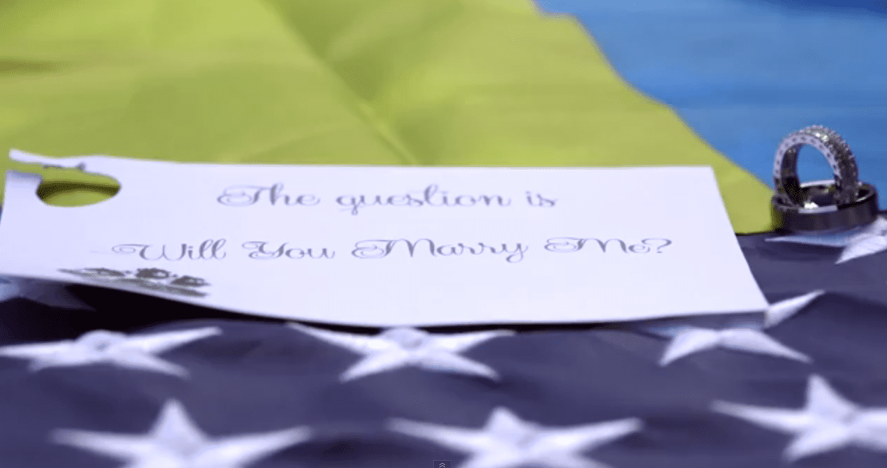 dog loving wedding proposal