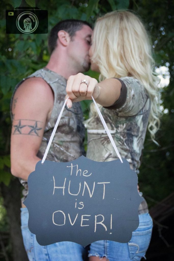 The Hunt is over sign