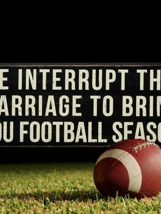 how to romance your woman during football season