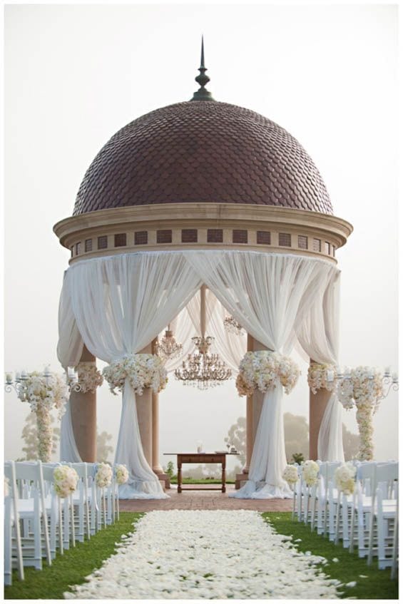 Outdoor Weddings with a Gazebo