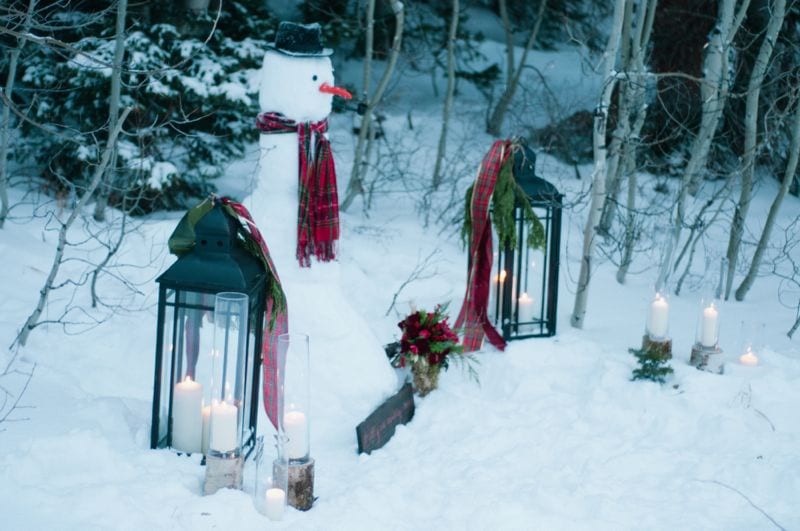 Winter Deer Valley Utah Wedding Proposal