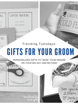 gift ideas for your groom