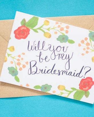WILL YOU BE MY BRIDESMAID
