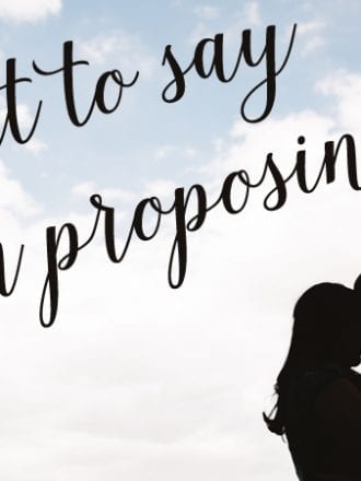 how to pop the question