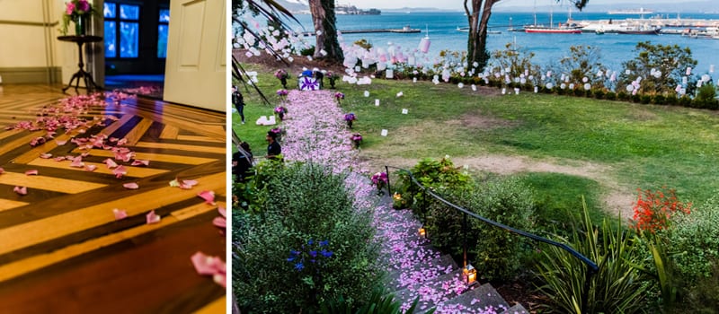 magical wedding proposal on san francisco shoreline
