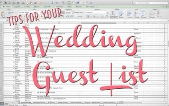 Tips For Making Your Wedding Guest List