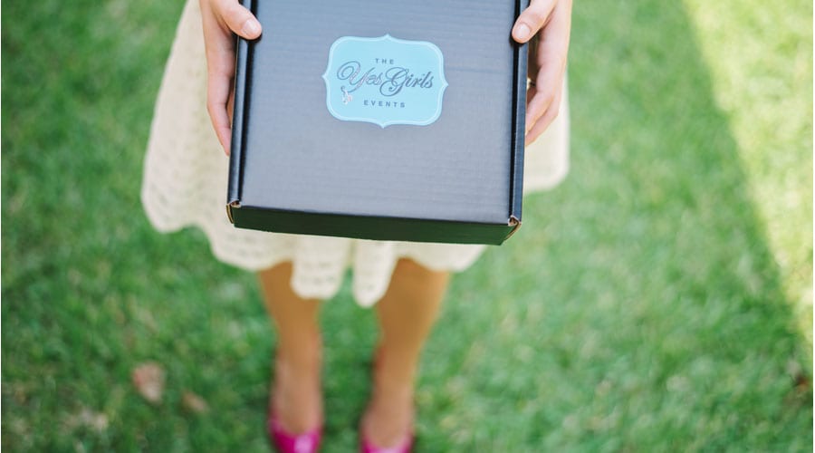 "Just Engaged" Engagement Gift Box The Yes Girls
