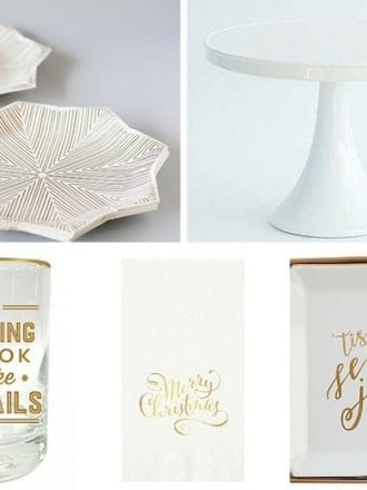 Tabletop Gold Foil Party