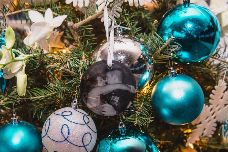 custom photo christmas ornament