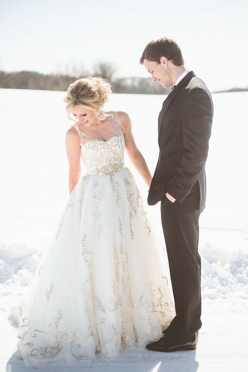 cold weather bridal gown inspiration