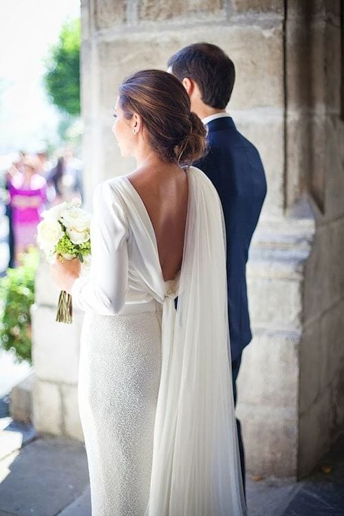 bride dress for winter wedding