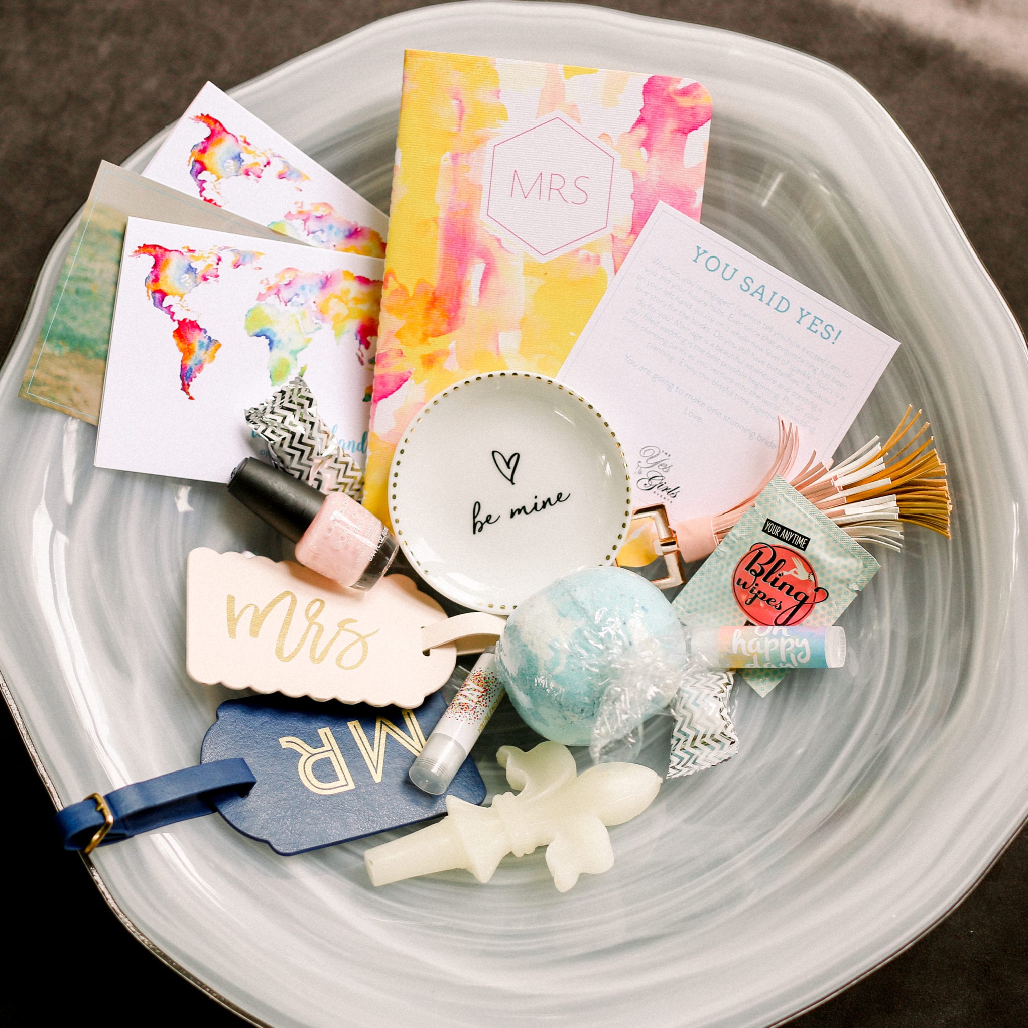 "Just Engaged"  Engagement Gift Box  The Yes Girls