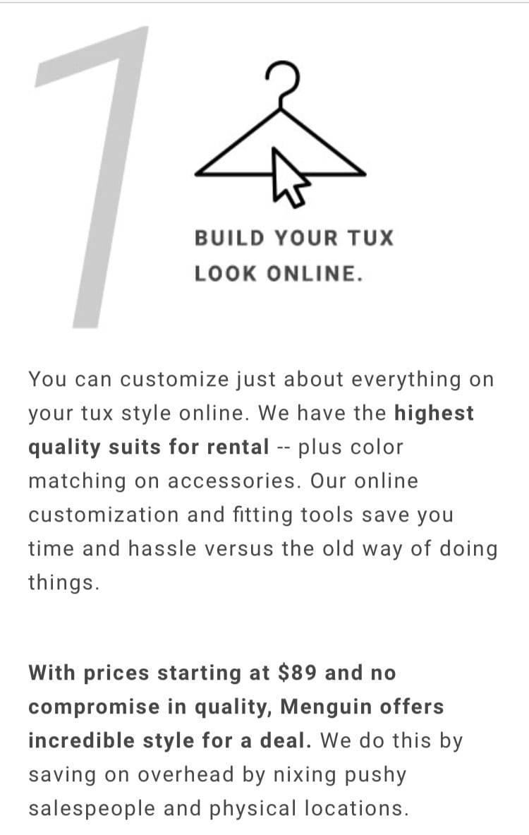 renting a tux online