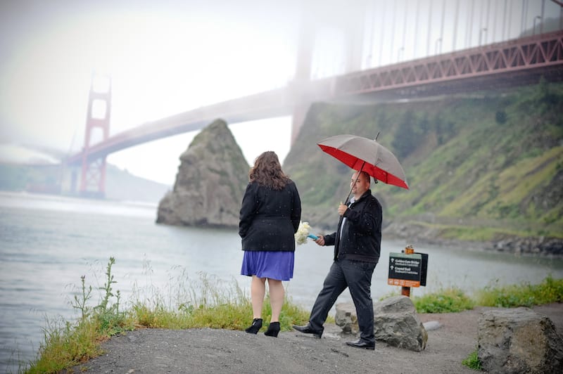 Sausalito wedding proposal