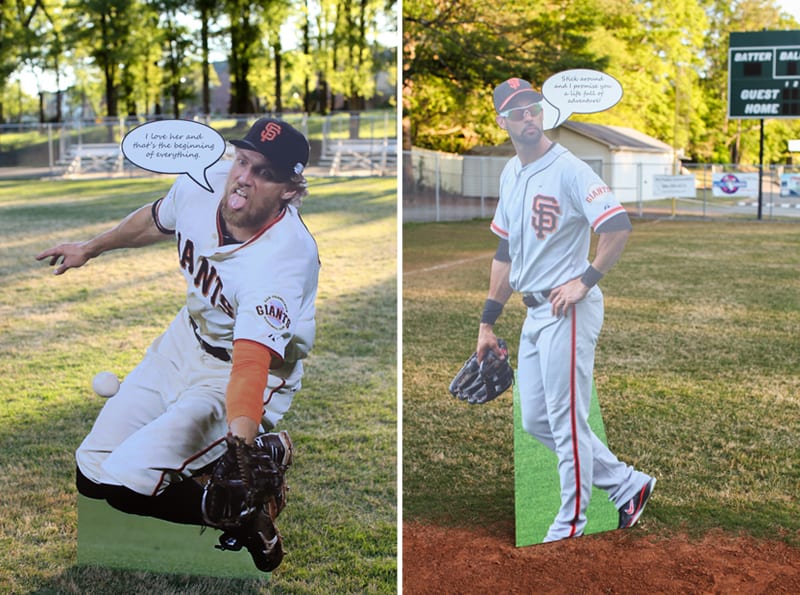 Sf Giants Marriage proposal by The Yes Girls