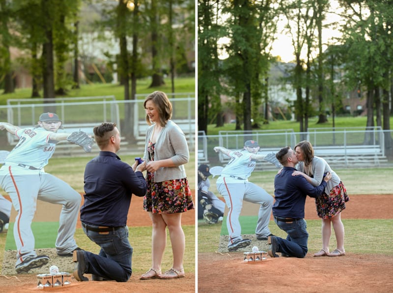 Sf Giants Wedding Proposal by The Yes Girls