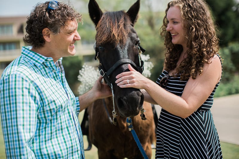 Hyatt Lost Pines Horseback Ride Proposal