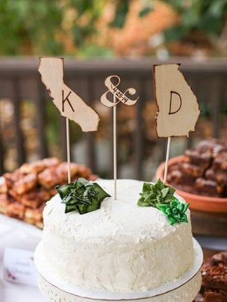 unique wedding cake toppers