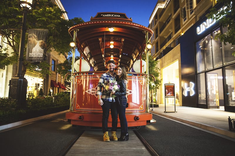 American at the Brand marriage proposal