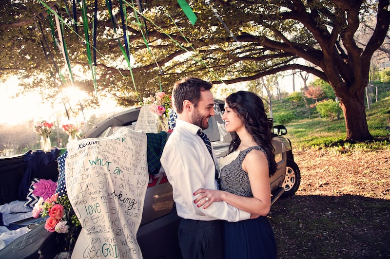 dallas styled shoot wedding proposal planners