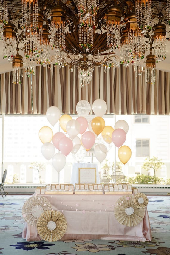 ways to incorporate balloons into wedding