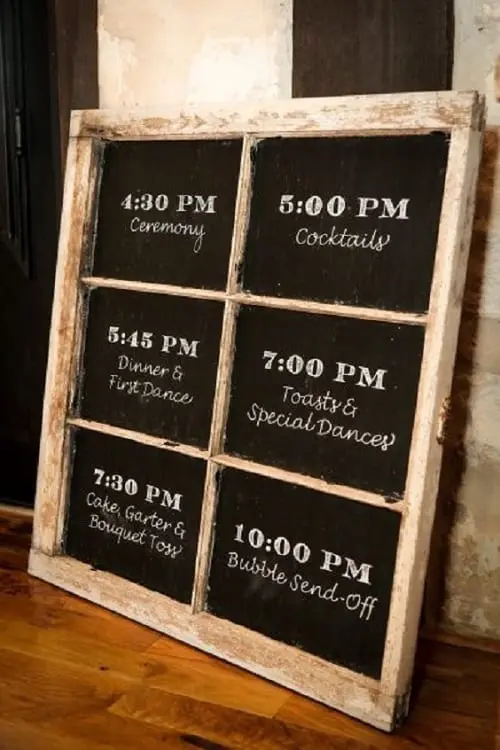 Unique DIY Wedding Signs