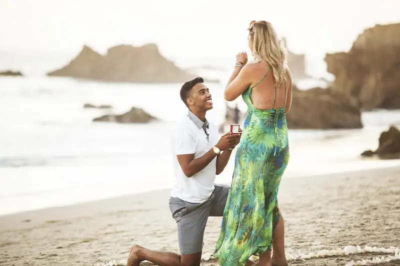 malibu beach wedding proposal by the yes girls