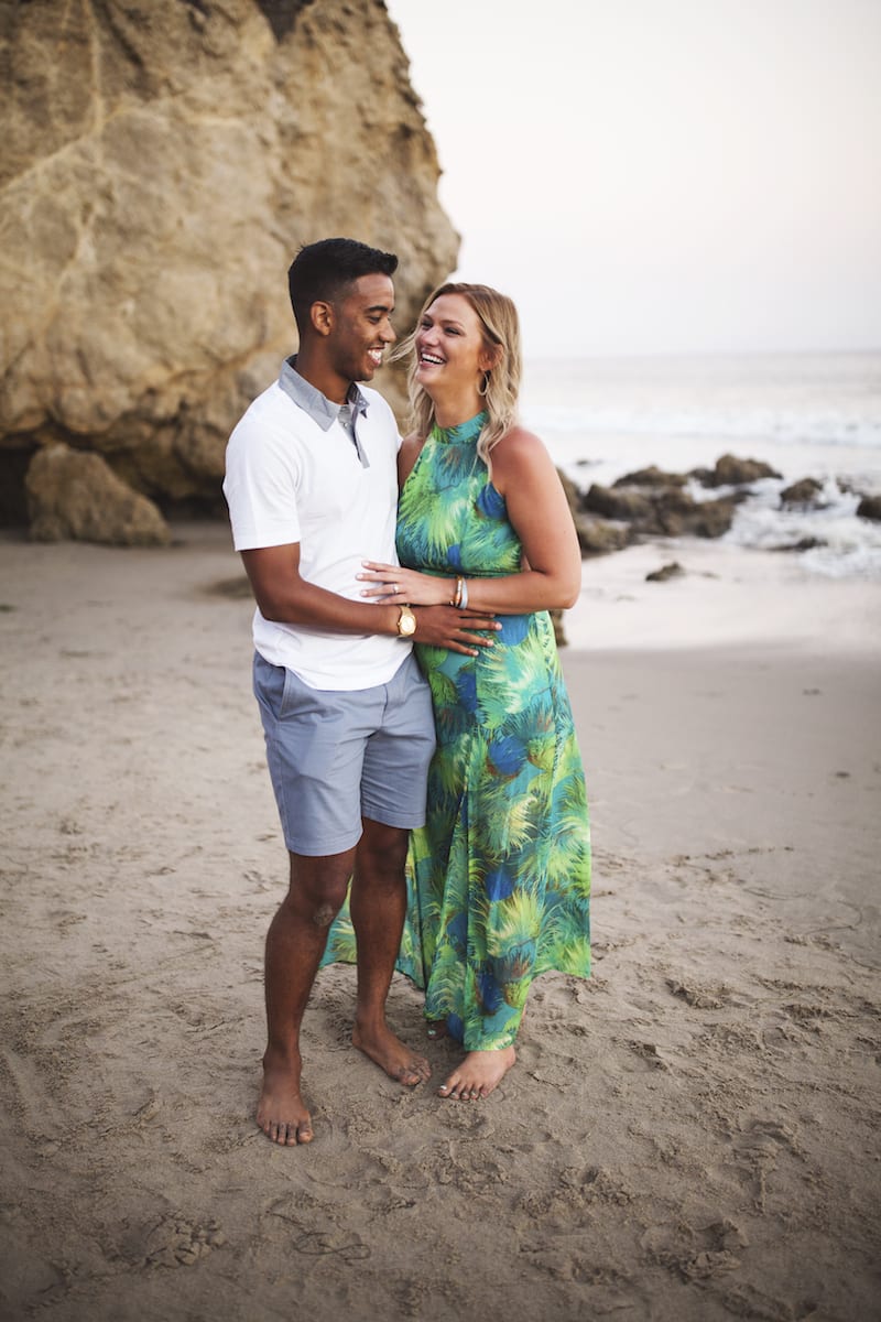 malibu beach wedding proposal by the yes girls