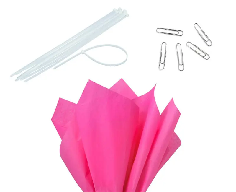 how to make giant tissue paper flowers