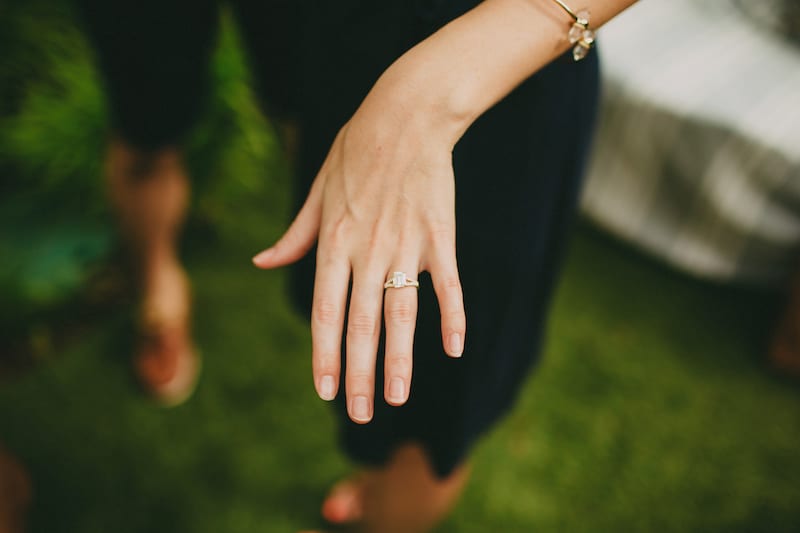 dallas wedding proposal at arboretum