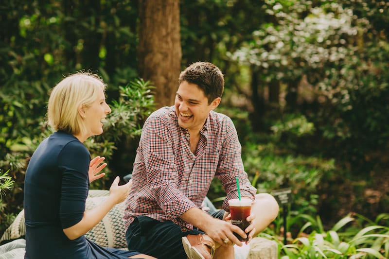 garden picnic proposal in dallas