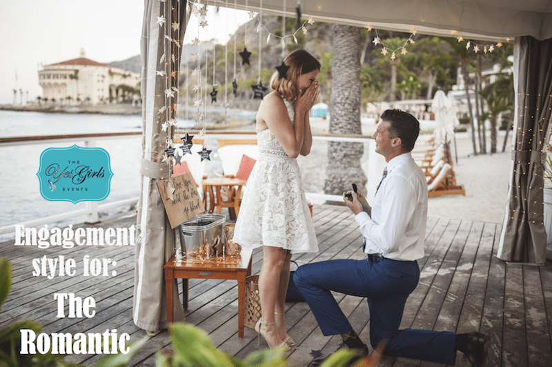 wedding proposal for the classic romance girl