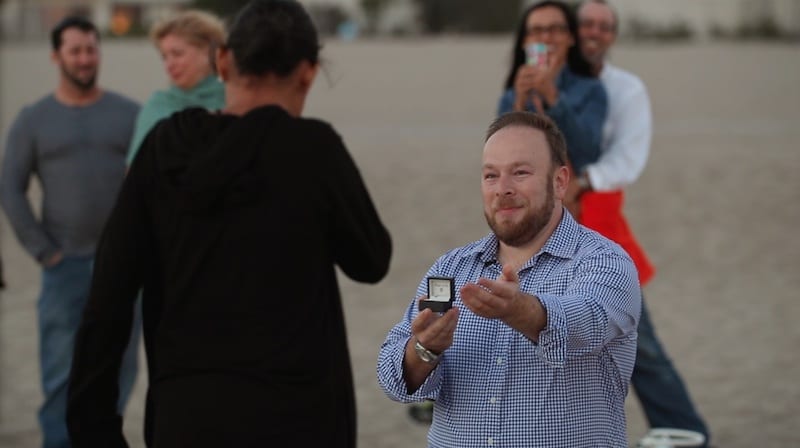 beach proposal video by the yes girls