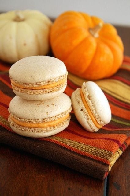 pumpkin macaroons