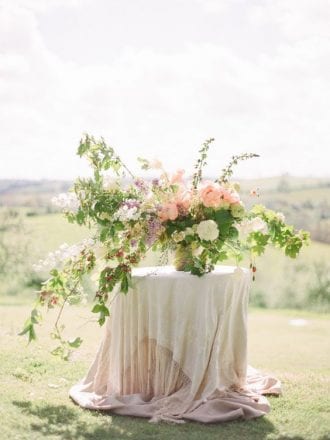 organic wedding florals
