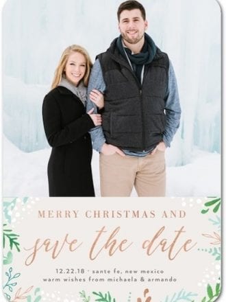merry christmas and save our date