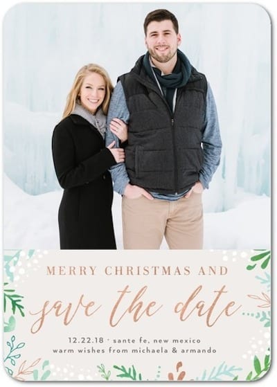 merry christmas and save our date
