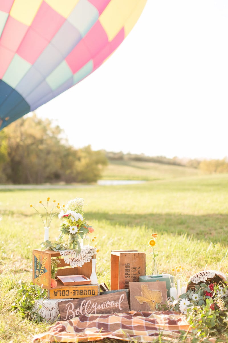 hot airballoon bucket list proposal