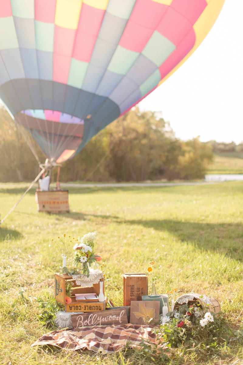 hot airballoon bucket list proposal