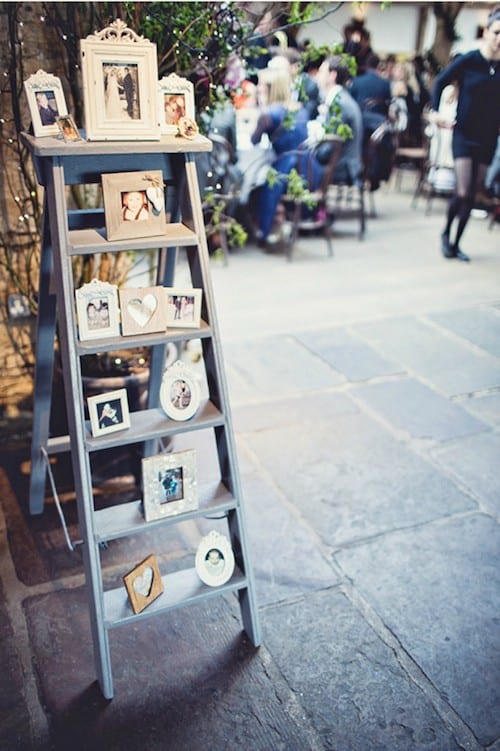 Use Ladders in Event Decor and Wedding Decorations