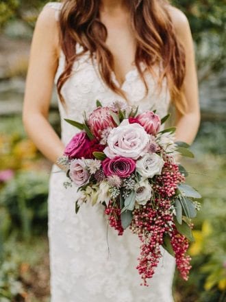 extra-large bridal bouquet arrangements