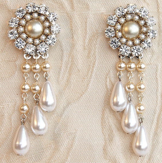 statement bridal earrings